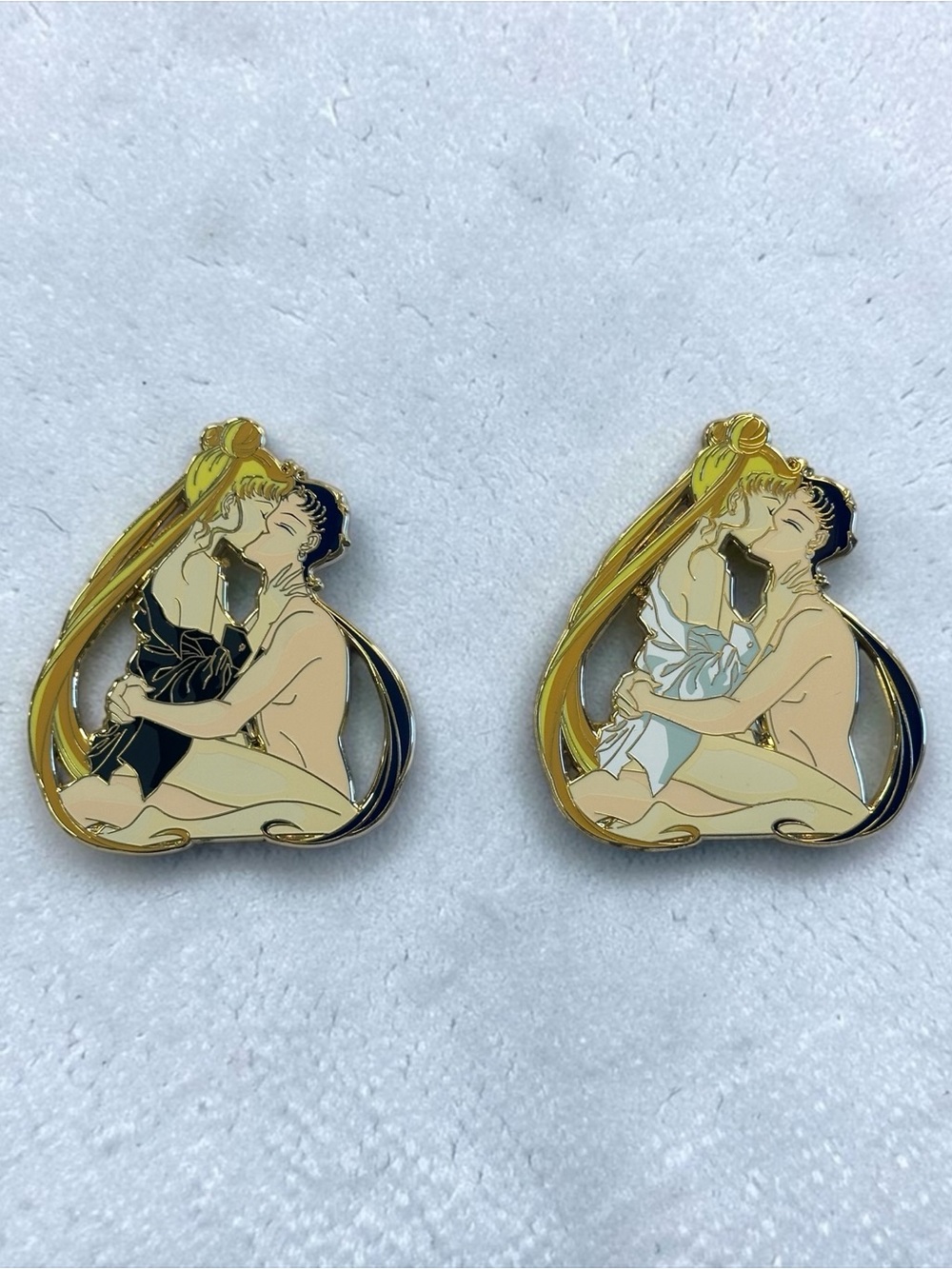 Sailor Moon Usagi × Seiya Couple Anime 
Fantasy Pins